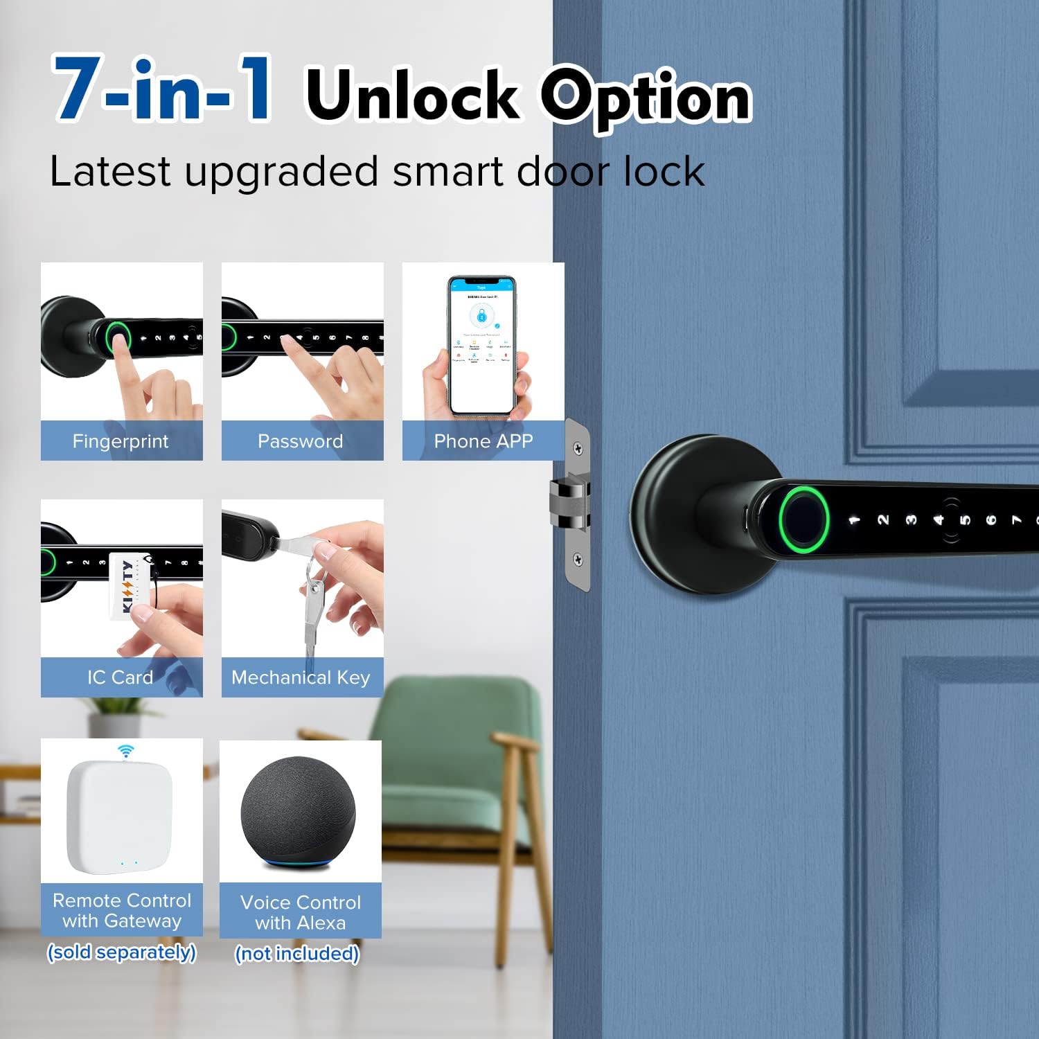 Smart Fingerprint Door Lock Ha - Letter Opener Brass review and price